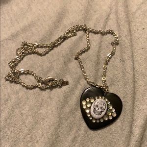 Tarina Tarantino sugar skull necklace